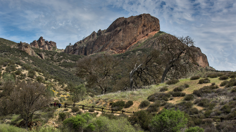 Mountain range in Pinnacles National Park