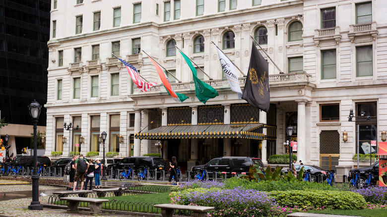 Front of The Plaza Hotel