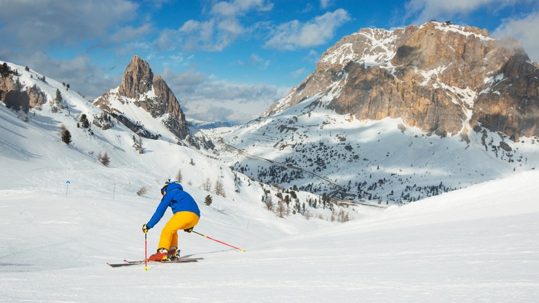 Sking at Cortina d'Ampezzo