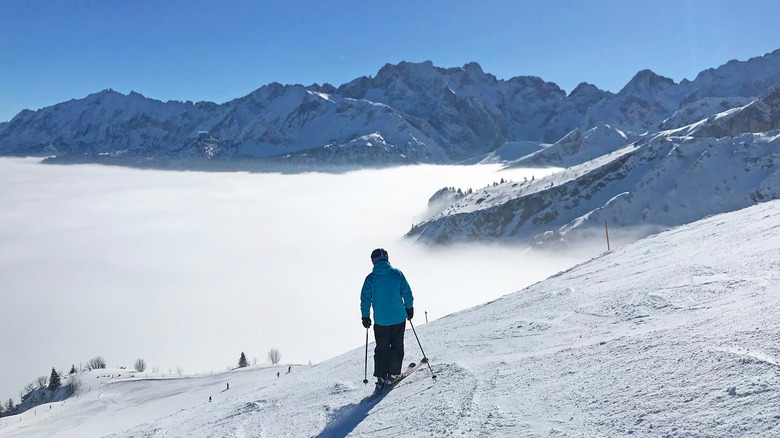 Ski slope at Garmisch Partenkirchen