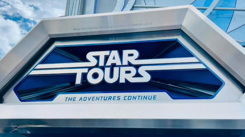 Entrance of Star Tours attraction