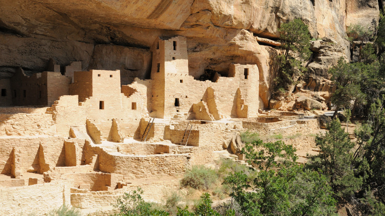 Cliff dwellings in Mesa Verde National Park in Colorado