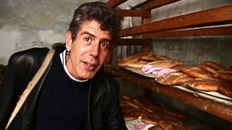 Anthony Bourdain checks out bread