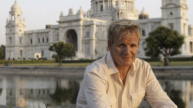 Gordon Ramsay at the Taj Mahal