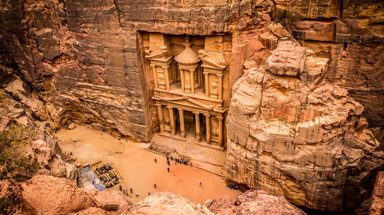 rock-cut architecture in Jordan