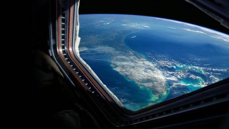 space view of Florida