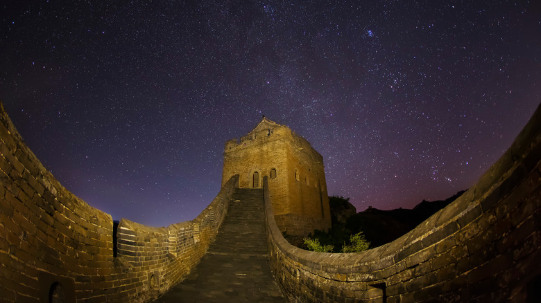 Great Wall at night