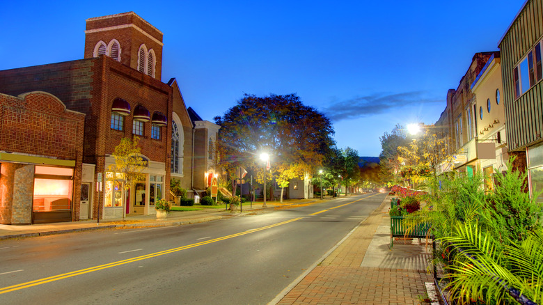 view of downtown Bennington