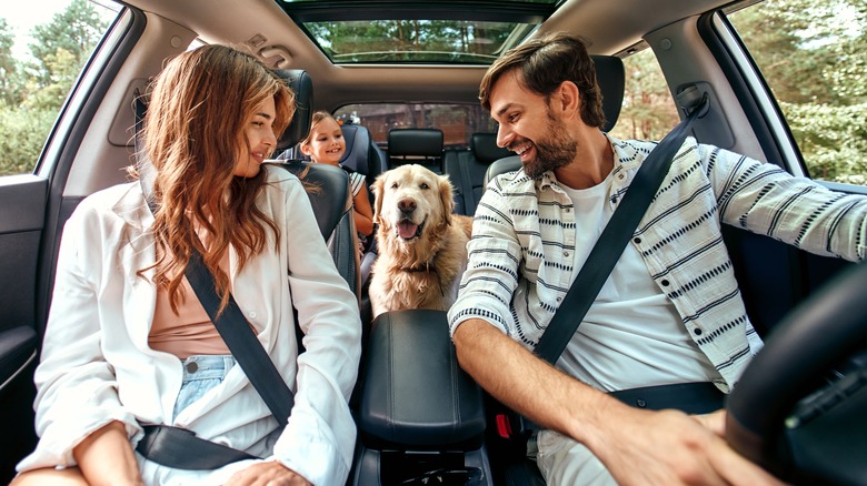 Family on a roadtrip