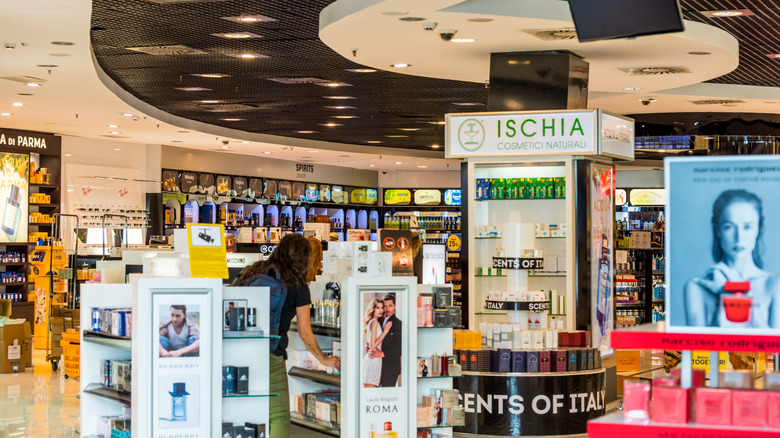duty free store in airport
