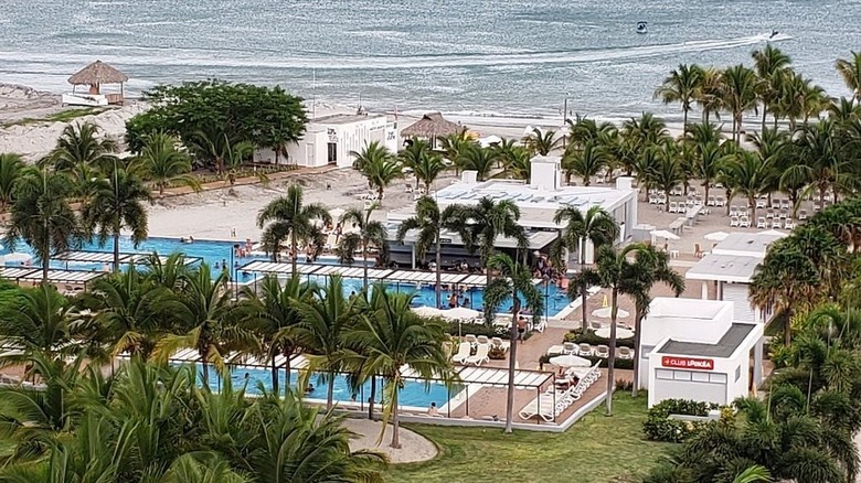 Aerial view Hotel Rui Playa Blanca