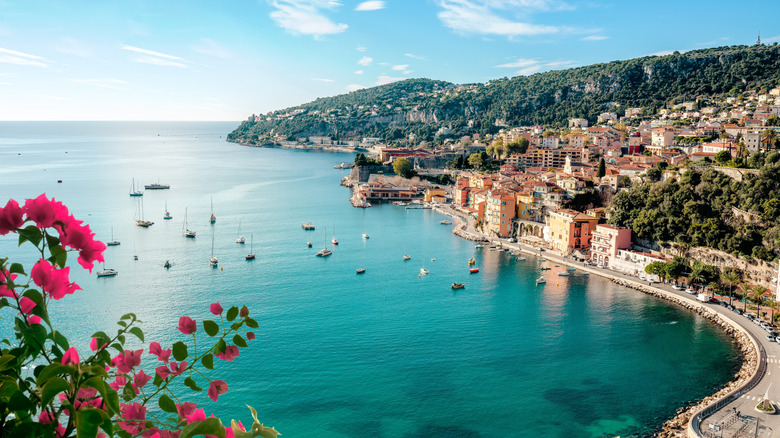 Villefranche sur Mer on the French Riviera France