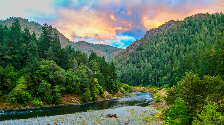 A wild river in southern Oregon