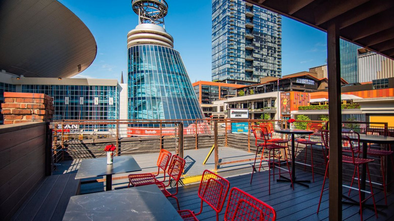 rooftop view from Teddy's Tavern