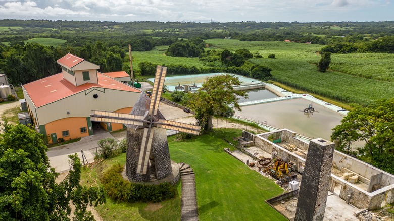 Bellevue rum distillery in Marie-Galante