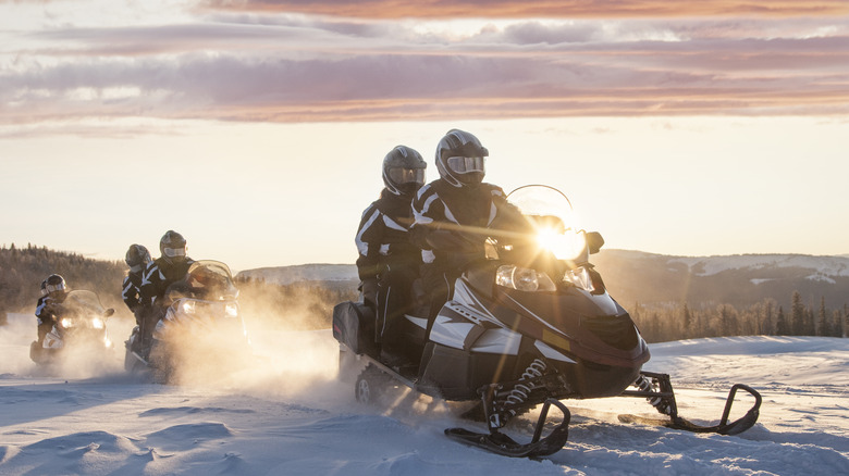 Snowmobiling in Canada