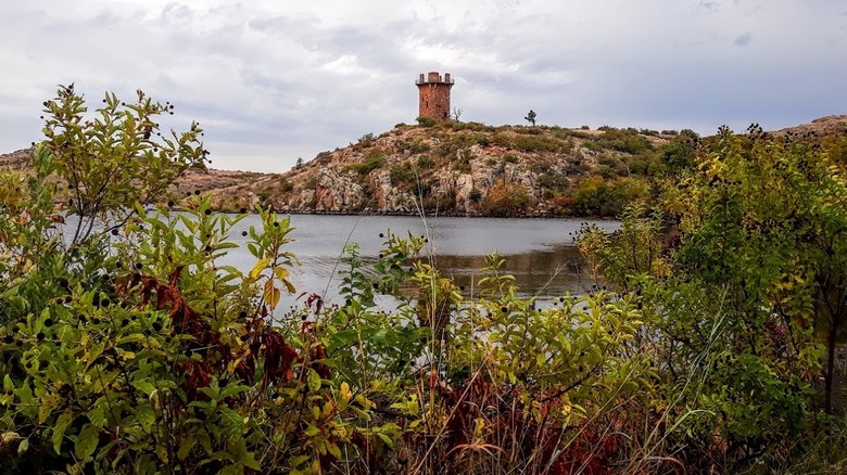 Jed Johnson Tower at the Wichita Mountains Wildlife Refuge in Oklahoma