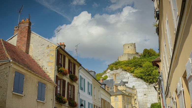 Town of La Roche-Guyon and its castle, France