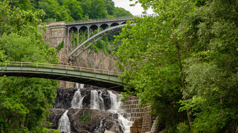 Waterfall below bridge in Croton-on-Hudson