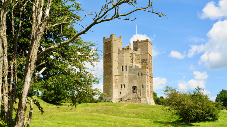 Orford Castle Suffolk coast England