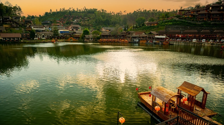 Lake in Ban Rak Thai