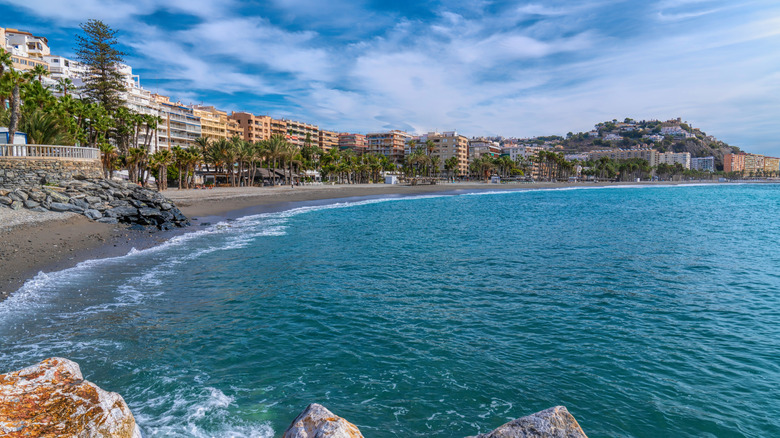 Almuñécar seaside town Spain beach