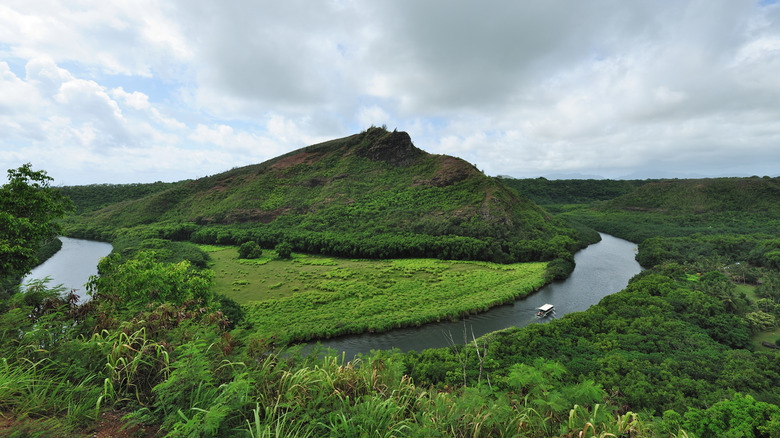 Wailua River State Park on the island of Kauai, Hawaii