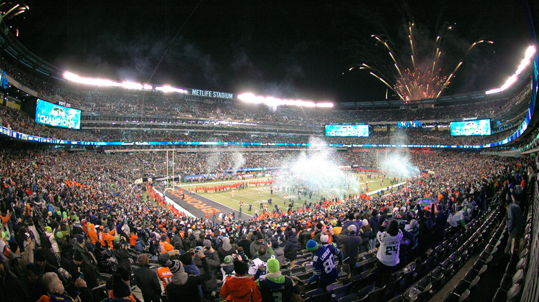 MetLife Stadium NFL fireworks