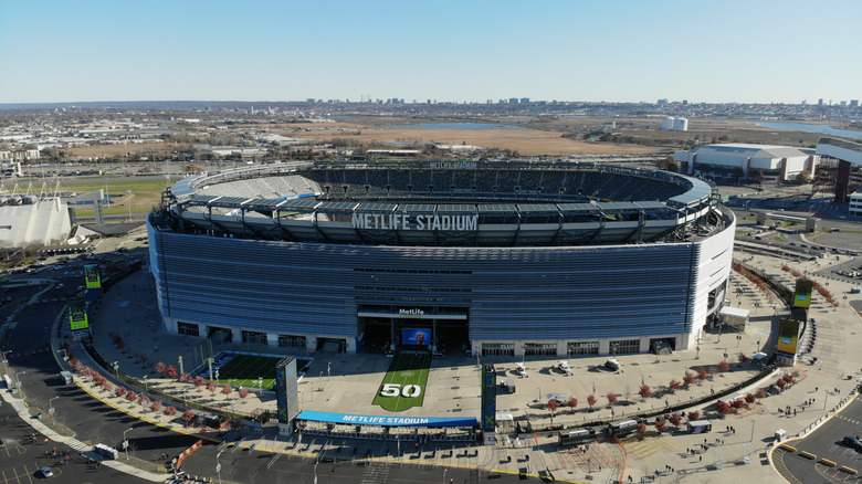 MetLife Stadium aerial view daytime