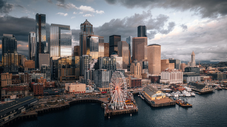 Seattle on a cloudy day