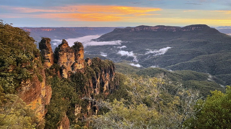 The three sisters in Blue Mountains National Park