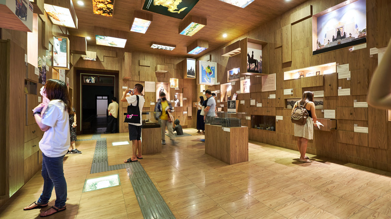 exhibition room in museum siam