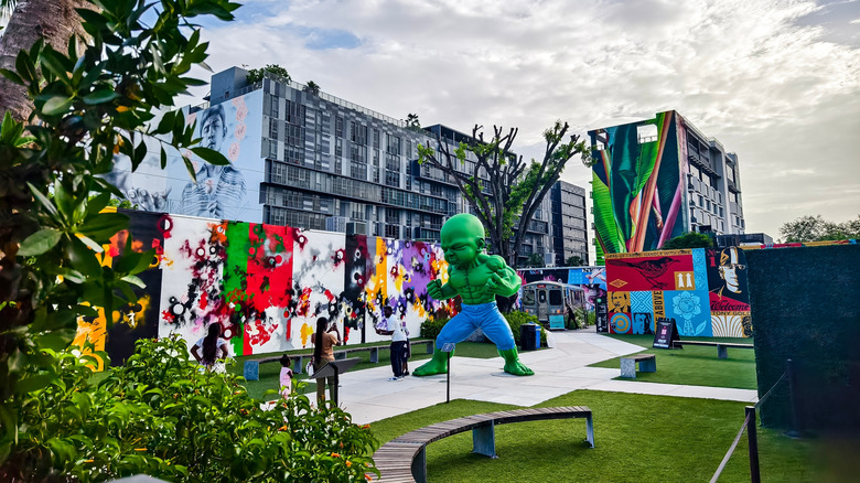 Open-air street art museum called Wynwood Walls