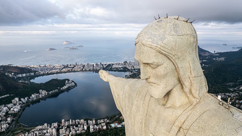 view of Christ the Redeemer statue