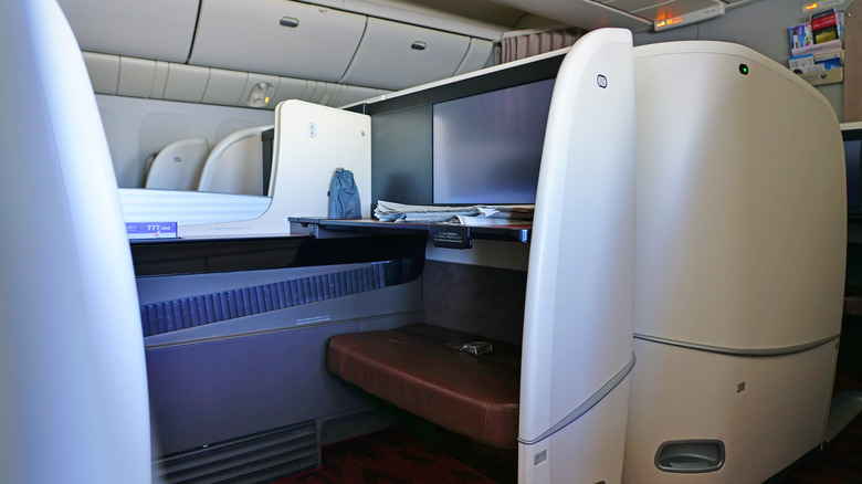 First class on Japan Airlines