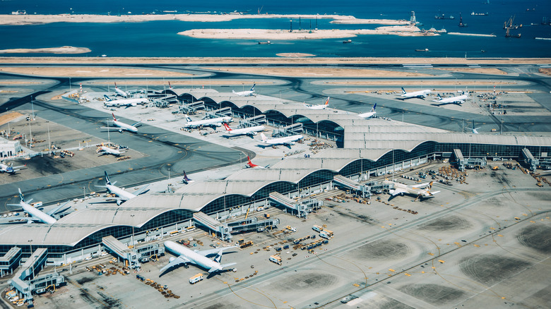 Hong Kong International Airport from above