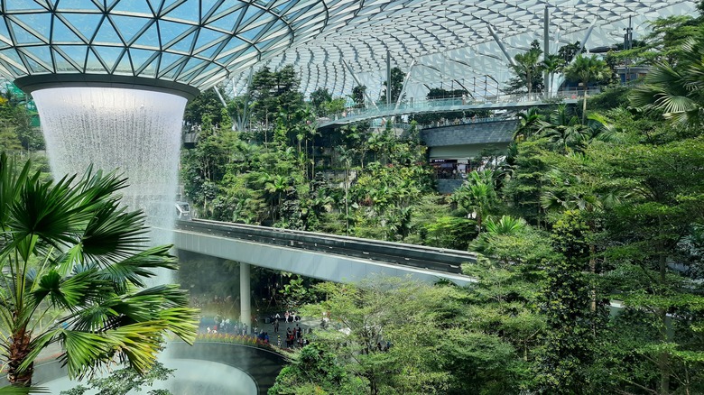 Interior of Singapore Airport