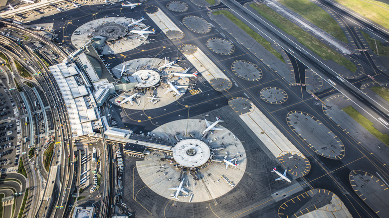 aerial view of EWR