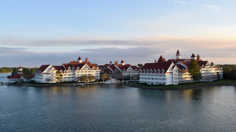 Grand Floridian Resort from high angle