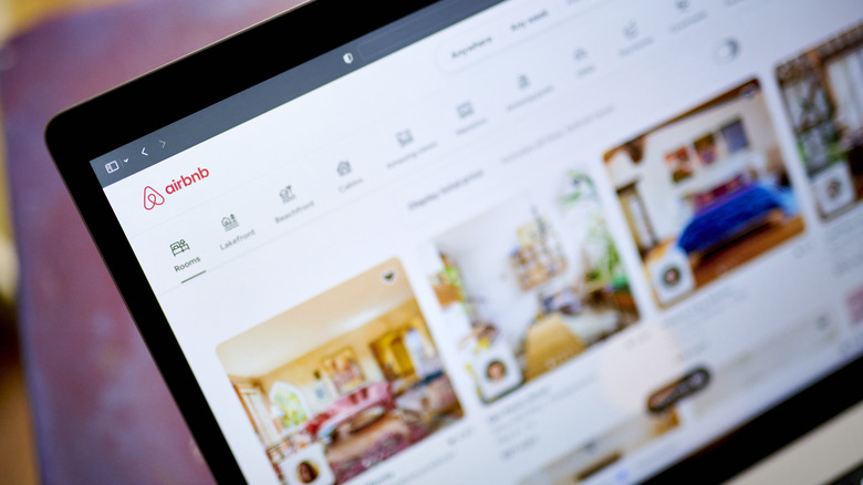 Airbnb listing webpage