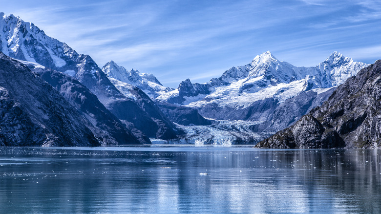 blue view of Glacier Bay