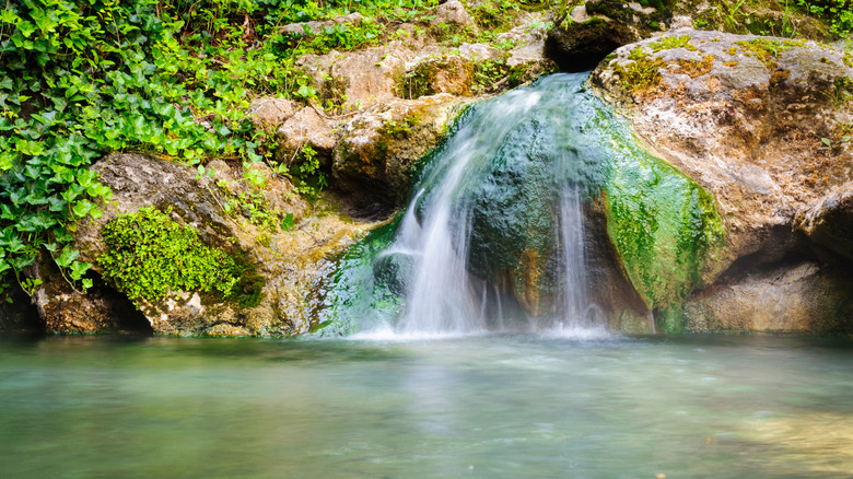 water at Hot Springs National Park