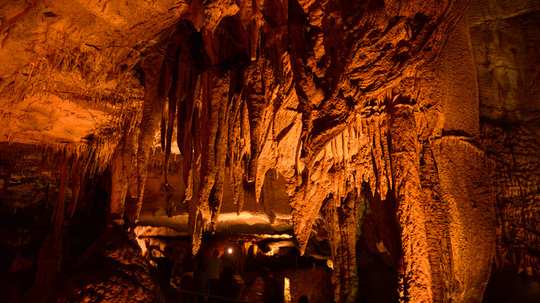 rock formations in Mammoth Cave