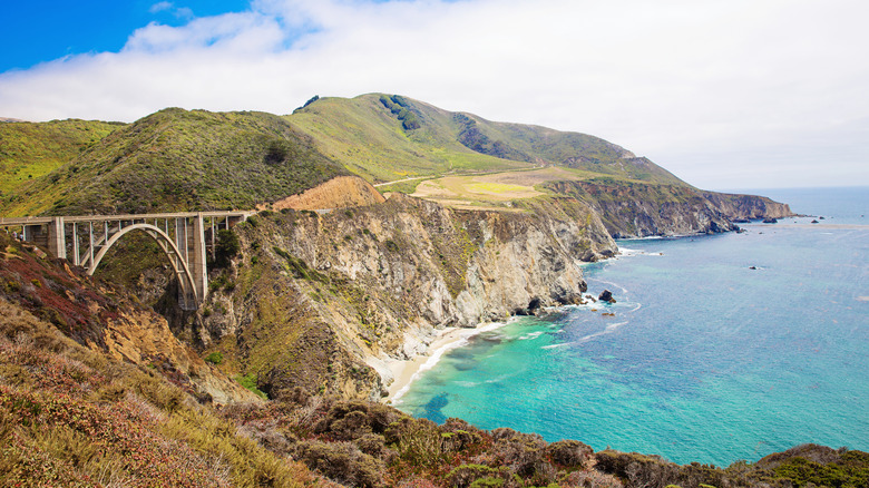 Bixby Bridge near Pacific Ocean