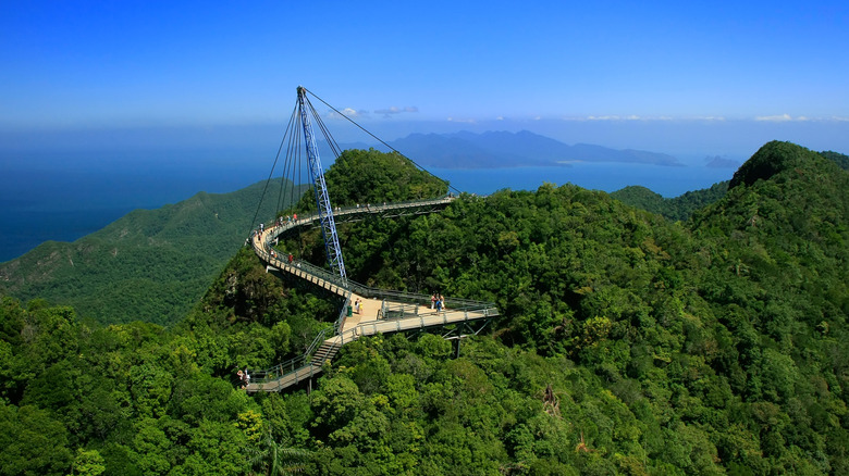 Langkawi Sky Bridge from distance