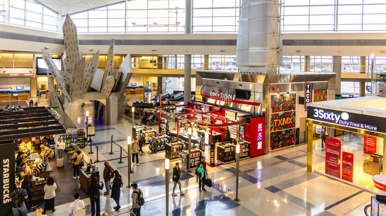 Terminal D at DFW airport