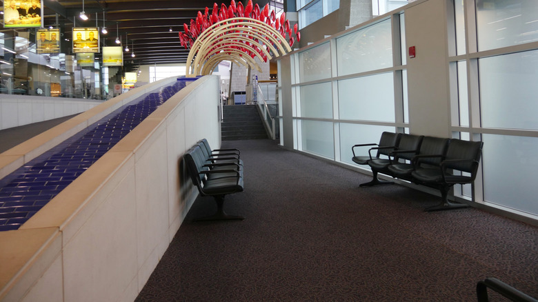 Main terminal in T.F. Greene Airport