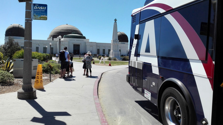 bus at Griffith Observatory