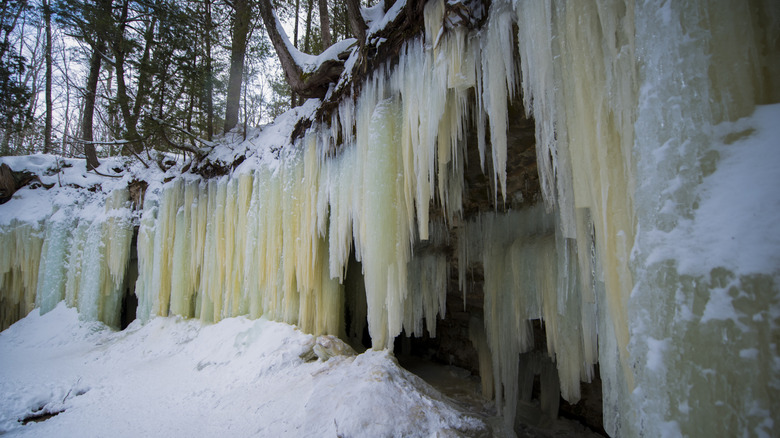 Eben Ice Caves in Michigan's Upper Peninsula