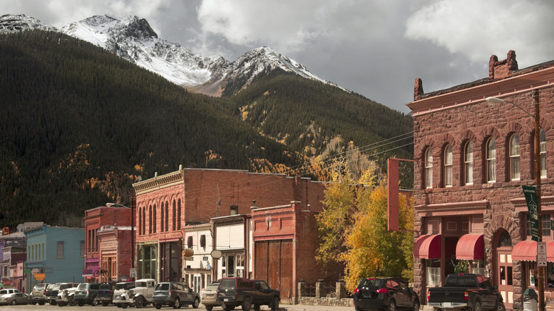 Downtown view of Silverton, Colorado